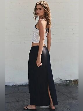 NWT Free People Babetown Linen Skirt Set